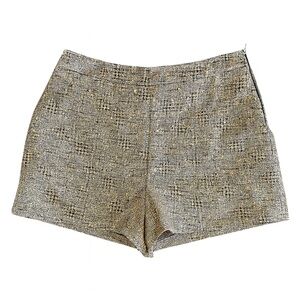 Forever 21 • Metallic High-Waisted Hot Shorts • Gold • Size M